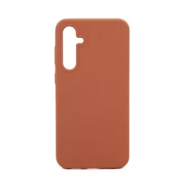 Evelatus Samsung Galaxy S24 Ultra Funda de silicona Premium Soft Touch marrón