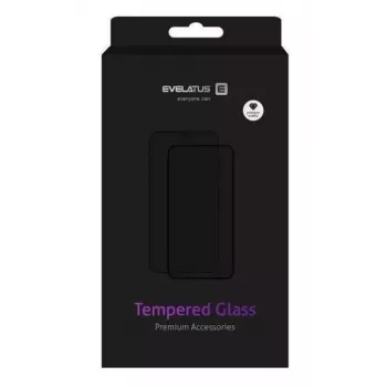 Evelatus Xiaomi Redmi Note 13 4G 2.5D Full Cover Japan Glue Glass Anti-Static negro