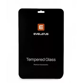 Evelatus Galaxy Tab Active5 Protector de pantalla de cristal templado plano transparente de 0,33 mm con Japan Glue antiestático, pack de 1