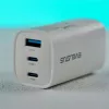 Evelatus Cargador rápido de 65W máx. CN USB-C1/USB-C1/USB-A blanco