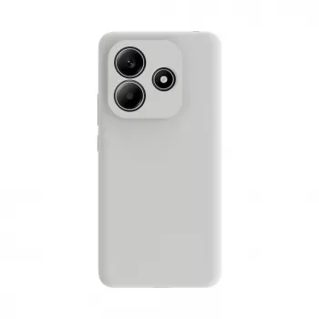 Evelatus Xiaomi Redmi Note 13 4G Funda de silicona Premium Soft Touch plateada
