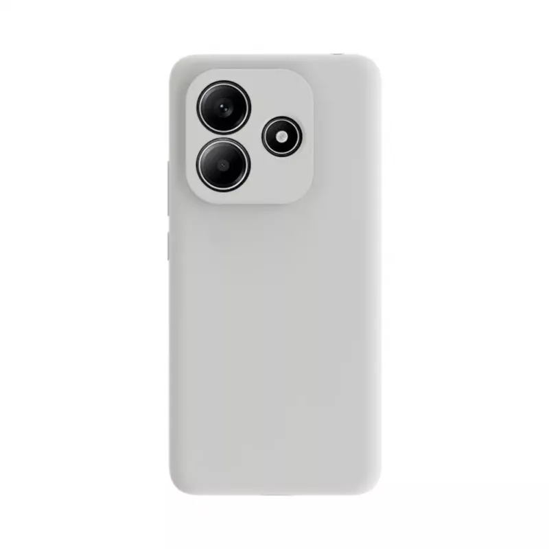 Evelatus Xiaomi Redmi Note 13 4G Funda de silicona Premium Soft Touch plateada