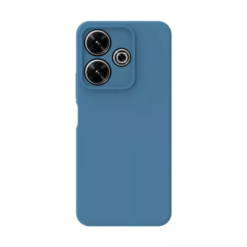 Connect Xiaomi Redmi Note 13 Pro Funda de silicona Soft Touch de calidad premium azul medianoche