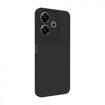 Connect Xiaomi Redmi Note 13 Pro Plus Funda de silicona Soft Touch de calidad premium negra