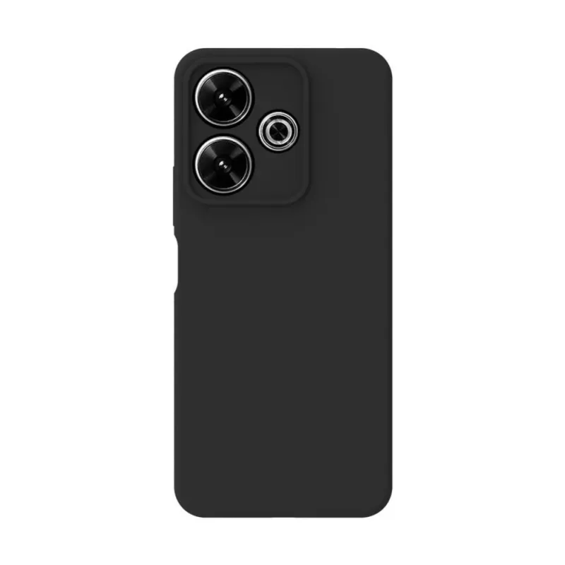 Connect Xiaomi Poco X6 Pro Funda de silicona Soft Touch de calidad premium negra