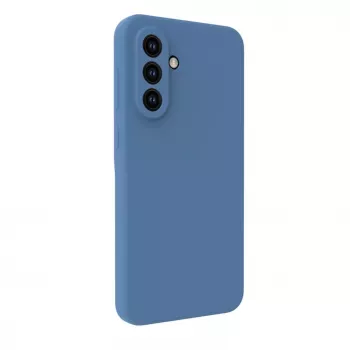 Connect Samsung Galaxy A35 5G Funda de silicona Soft Touch de calidad premium azul medianoche