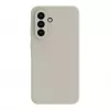 Connect Samsung Galaxy A35 5G Funda de silicona Soft Touch de calidad premium plateada