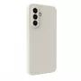 Connect Samsung Galaxy A35 5G Funda de silicona Soft Touch de calidad premium plateada