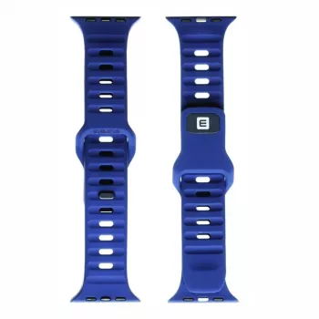 Evelatus Watch 42/44/45 Sport Silicone Loop Azul oscuro