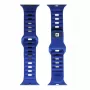 Evelatus Apple Watch 38/40/41mm Sport Silicone Loop Azul oscuro