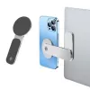 iLike Universal P65 Soporte Magnético Lateral de Monitor de Aluminio para Smartphone Plata