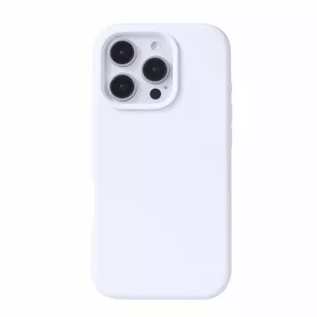 Evelatus Funda de Silicona Soft Touch MagSafe Premium para Apple iPhone 16 Pro Max Blanca