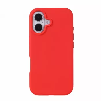 Evelatus Funda de Silicona Soft Touch MagSafe Premium para Apple iPhone 16 Roja