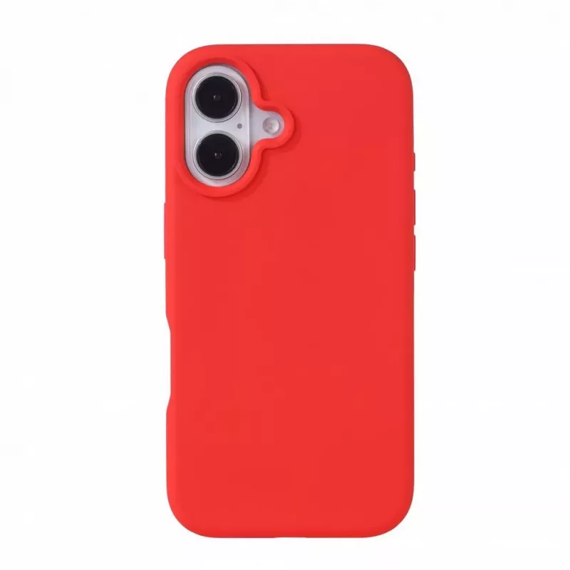 Evelatus Funda de Silicona Soft Touch MagSafe Premium para Apple iPhone 16 Roja