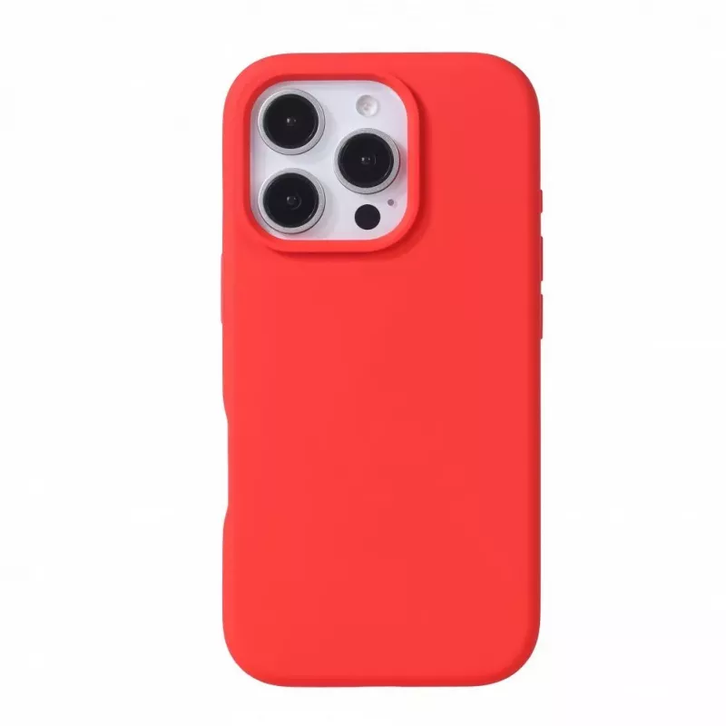 Evelatus Funda de Silicona Soft Touch MagSafe Premium para Apple iPhone 16 Pro Roja