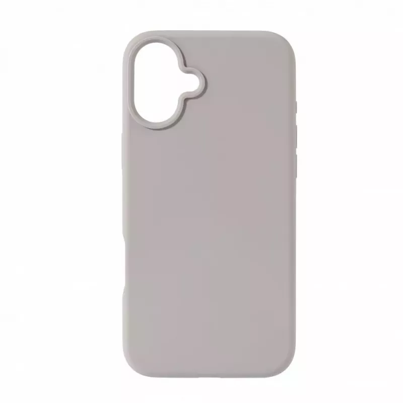 Evelatus Funda de Silicona Soft Touch MagSafe Premium para Apple iPhone 16 Plus Plata
