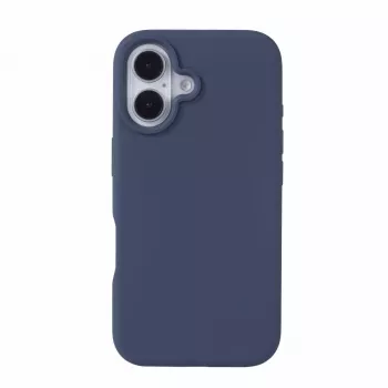 Evelatus Funda de Silicona Soft Touch MagSafe Premium para Apple iPhone 16 Azul Medianoche
