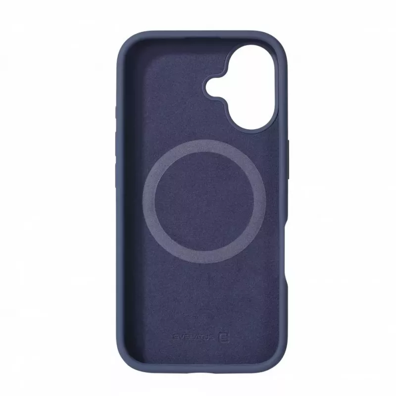 Evelatus Funda de Silicona Soft Touch MagSafe Premium para Apple iPhone 16 Azul Medianoche