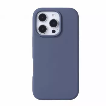 Evelatus Funda de Silicona Soft Touch MagSafe Premium para Apple iPhone 16 Pro Max Azul Medianoche