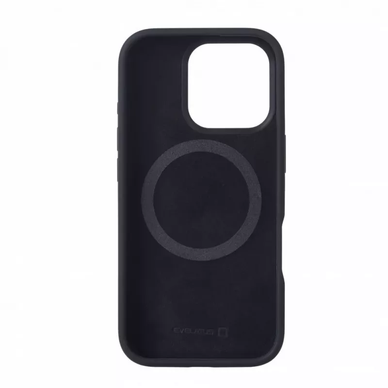 Evelatus Funda de Silicona Soft Touch MagSafe Premium para Apple iPhone 16 Pro Max Negra