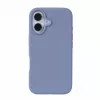 Evelatus Funda de Silicona Soft Touch MagSafe Premium para Apple iPhone 16 Gris Lavanda