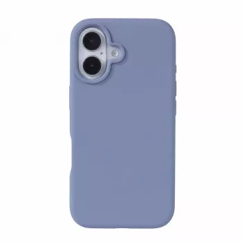 Evelatus Funda de Silicona Soft Touch MagSafe Premium para Apple iPhone 16 Gris Lavanda