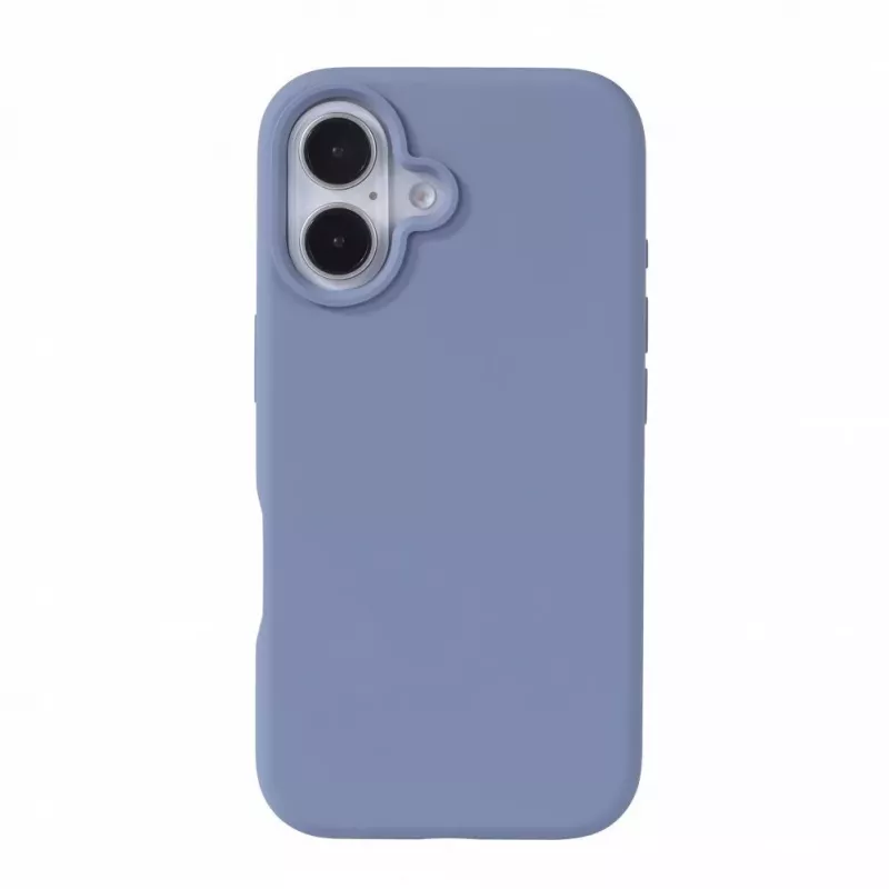 Evelatus Funda de Silicona Soft Touch MagSafe Premium para Apple iPhone 16 Gris Lavanda