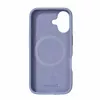 Evelatus Funda de Silicona Soft Touch MagSafe Premium para Apple iPhone 16 Gris Lavanda