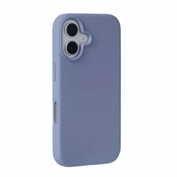 Evelatus Funda de Silicona Soft Touch MagSafe Premium para Apple iPhone 16 Gris Lavanda
