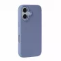 Evelatus Funda de Silicona Soft Touch MagSafe Premium para Apple iPhone 16 Gris Lavanda