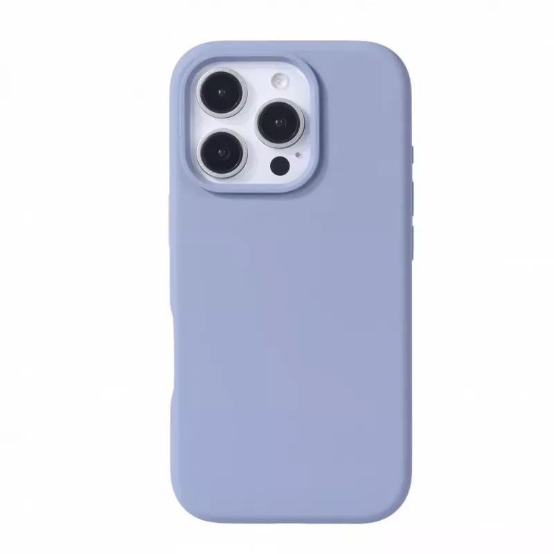 Evelatus Funda de Silicona Soft Touch MagSafe Premium para Apple iPhone 16 Pro Gris Lavanda