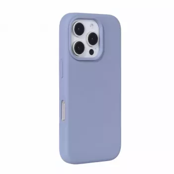 Evelatus Funda de Silicona Soft Touch MagSafe Premium para Apple iPhone 16 Pro Gris Lavanda