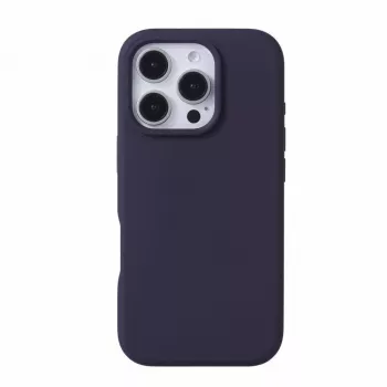Evelatus Funda de Silicona Soft Touch MagSafe Premium para Apple iPhone 16 Pro Max Morado Intenso