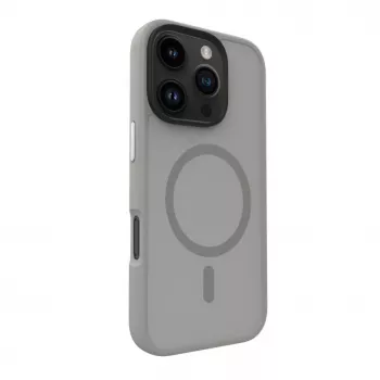 Evelatus Funda Híbrida con MagSafe PC+TPU para Apple iPhone 16 Pro Max Plata