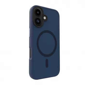 Evelatus Funda Híbrida con MagSafe PC+TPU para Apple iPhone 16 Azul Oscuro
