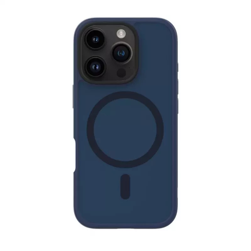 Evelatus Funda Híbrida con MagSafe PC+TPU para Apple iPhone 16 Pro Azul Oscuro