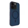 Evelatus Funda Híbrida con MagSafe PC+TPU para Apple iPhone 16 Pro Max Azul Oscuro