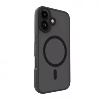 Evelatus Funda Híbrida con MagSafe PC+TPU para Apple iPhone 16 Negra