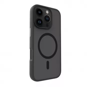 Evelatus Funda Híbrida con MagSafe PC+TPU para Apple iPhone 16 Pro Max Negra