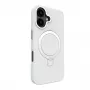 Evelatus Funda Shield con MagSafe y Soporte para Apple iPhone 16 Plata Mate