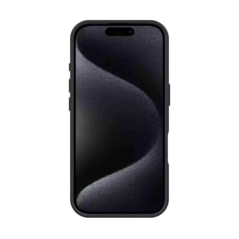 Evelatus Funda Shield con MagSafe y Soporte para Apple iPhone 16 Negro Mate