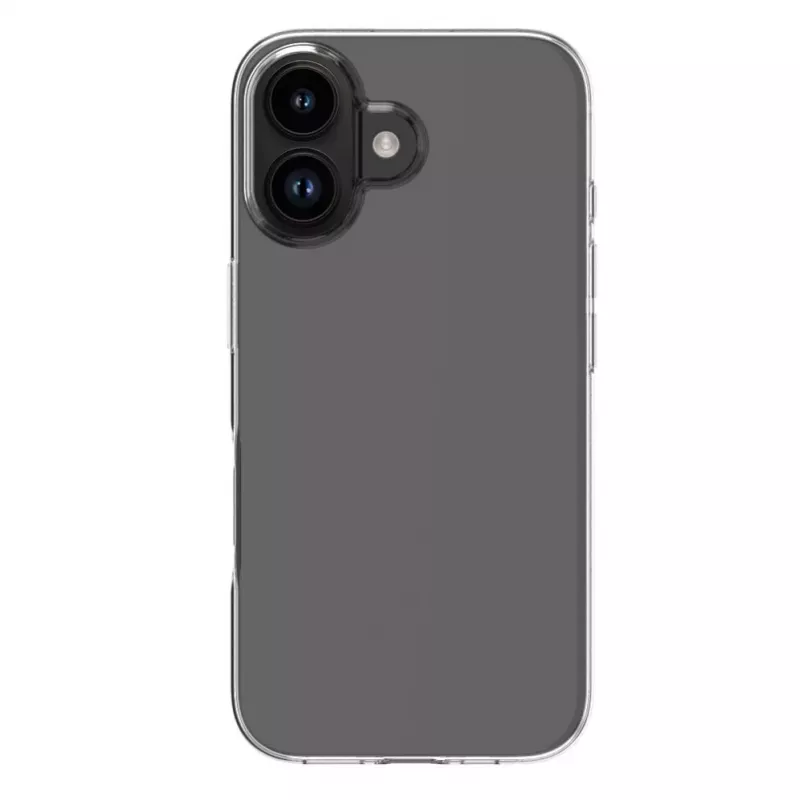 Evelatus Funda de Silicona Transparente 1,5mm TPU para Apple iPhone 16 Plus