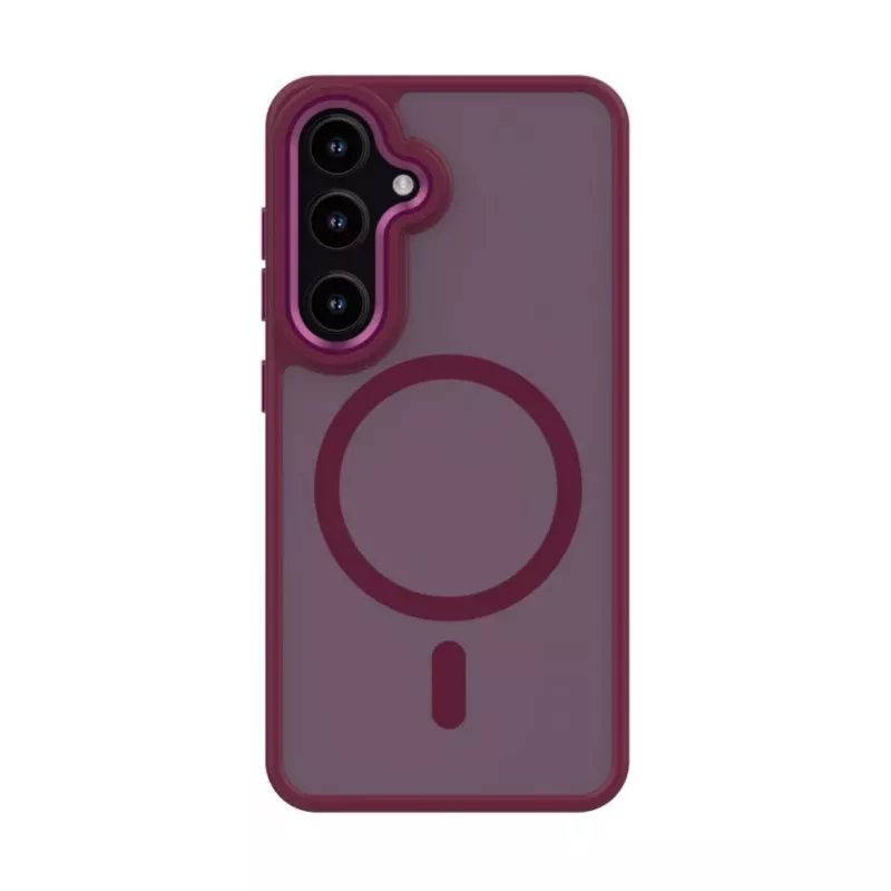 Evelatus Samsung Galaxy S24 Shield Case con MagSafe Mate Rojo