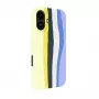 Evelatus Apple iPhone 16 Funda de silicona multicolor con MagSafe Crimson White