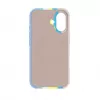 Evelatus Apple iPhone 16 Funda de silicona multicolor con MagSafe Beige Cream