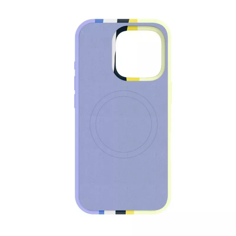 Evelatus Apple iPhone 16 Pro Max Funda de silicona multicolor con MagSafe Ceramic White