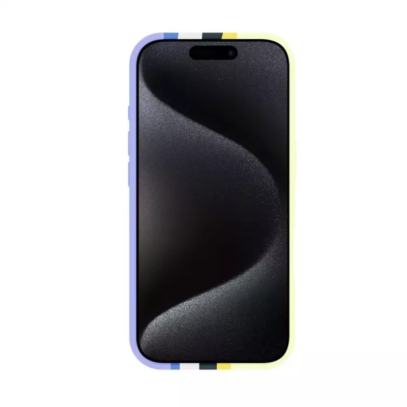 Evelatus Apple iPhone 16 Pro Funda de silicona multicolor con MagSafe Ceramic White