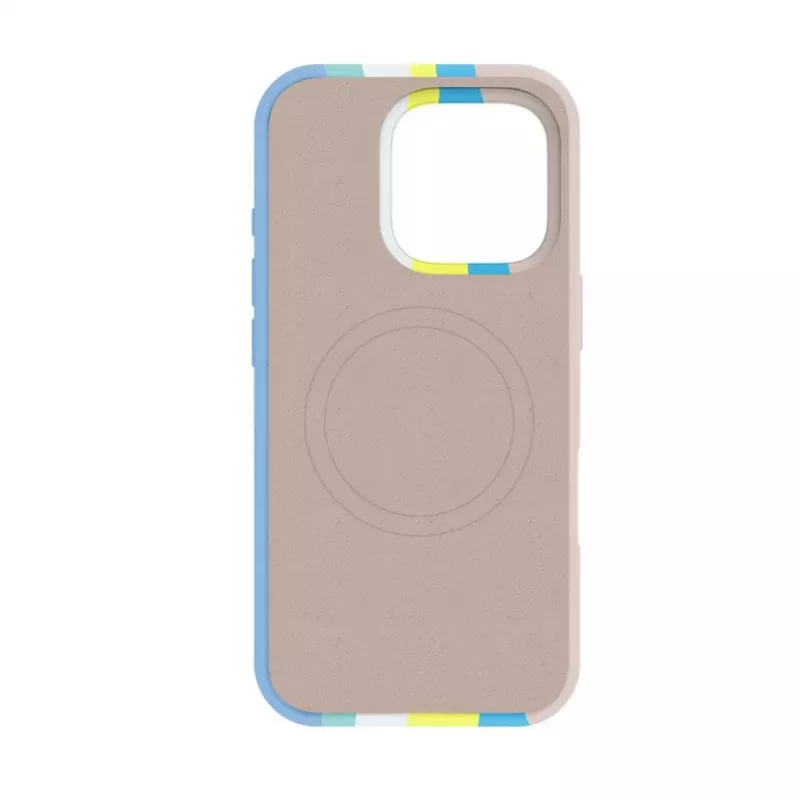 Evelatus Apple iPhone 16 Pro Max Funda de silicona multicolor con MagSafe Beige Cream