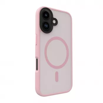 Evelatus Apple iPhone 16 Hybrid Case con MagSafe PC+TPU Rosa