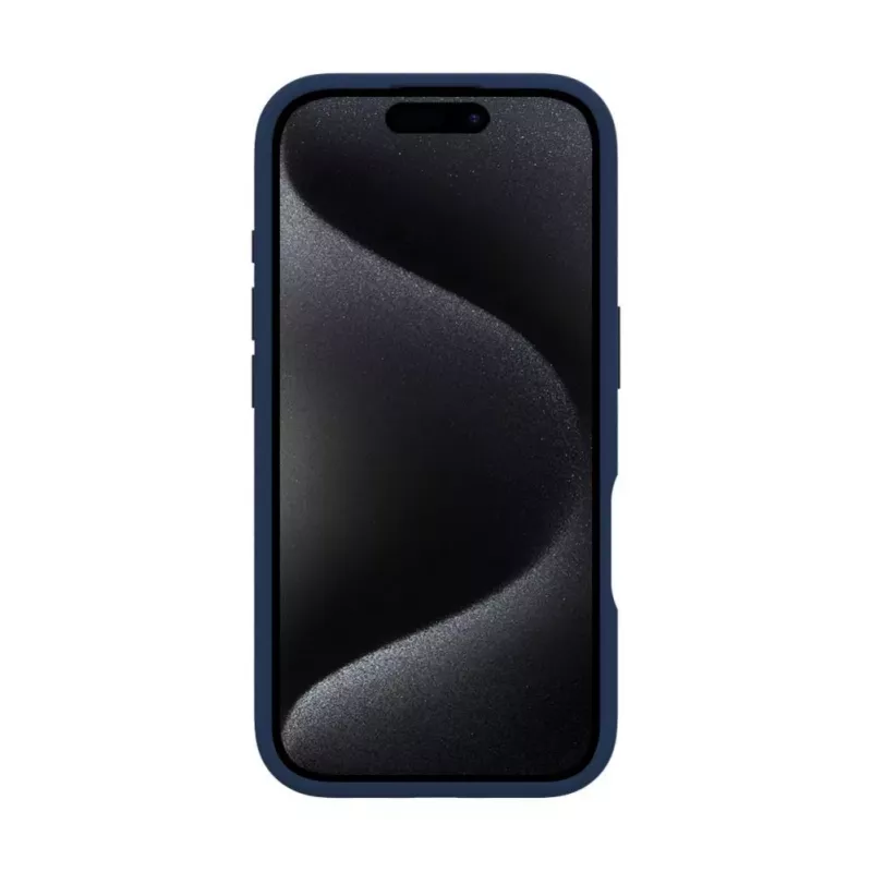 Evelatus Apple iPhone 16 Premium MagSafe con soporte Funda de silicona Soft Touch Azul oscuro